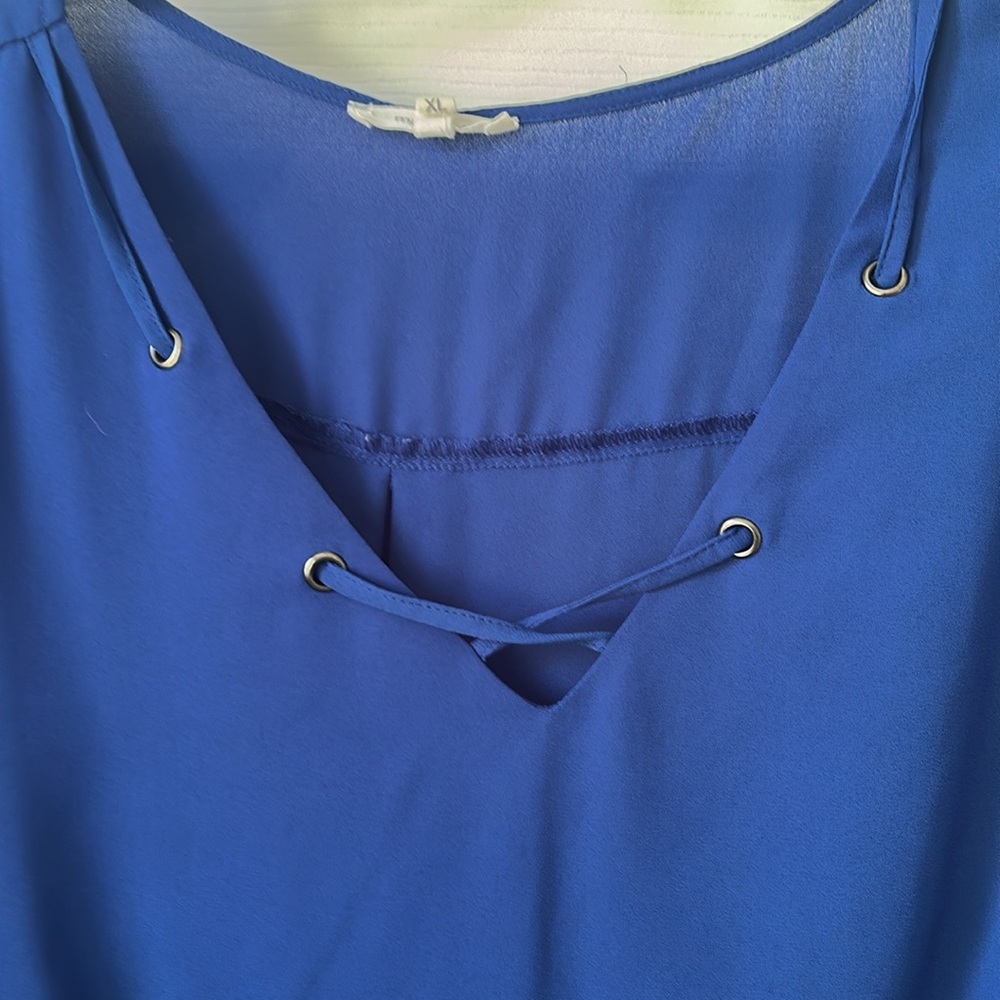 Maurice’s blue blouse size extra large - Picture 3 of 5